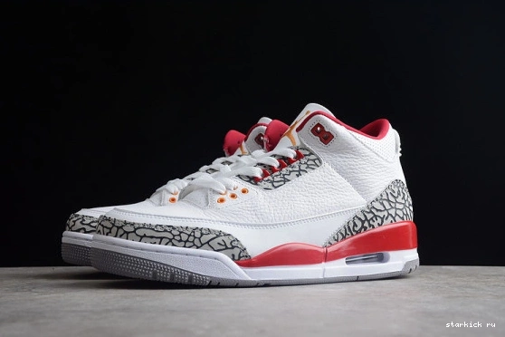 Red Jordan 3 CT8532-126 CT8532-126 Retro Cardinal 1102